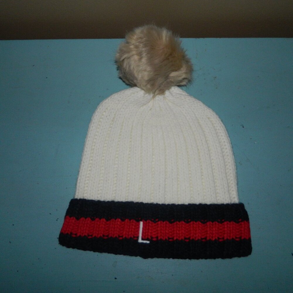 Mark & Graham Faux Fur Pom Pom Hat "L" (TT-25)